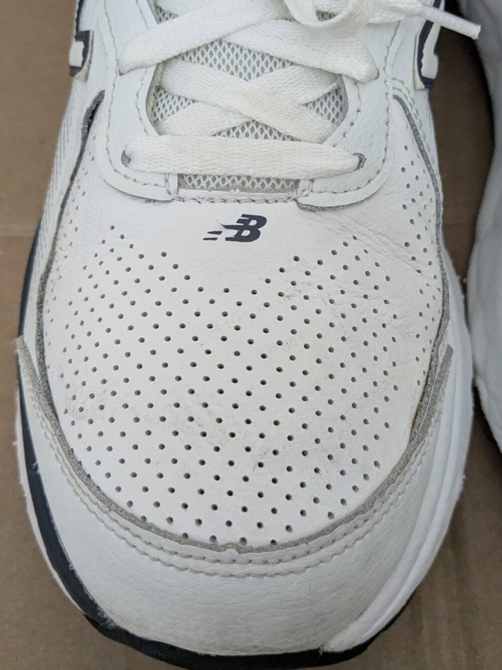 New Balance Fresh Foam X 840 White Team Navy Men's 9.5 Running Shoes MW840FW1 - Picture 5 of 13
